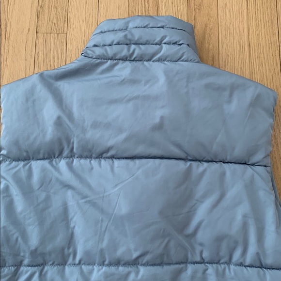 Urban Outfitters Corrine Puffer Vest Size Large Light Blue - Picture 9 of 13